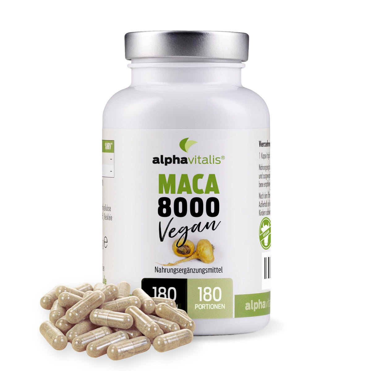 Maca Kapseln 8000, Produktbild 1
