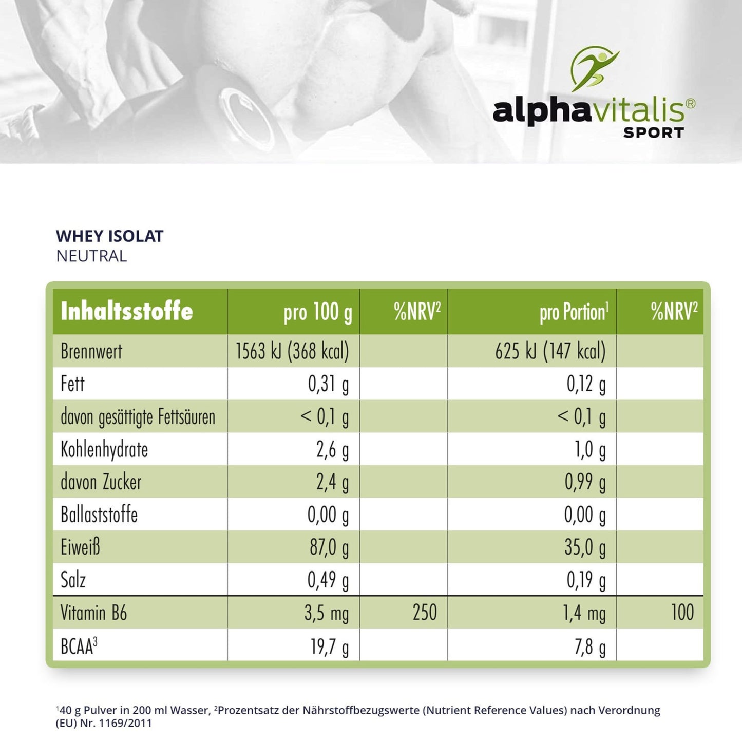 Whey Protein Isolat