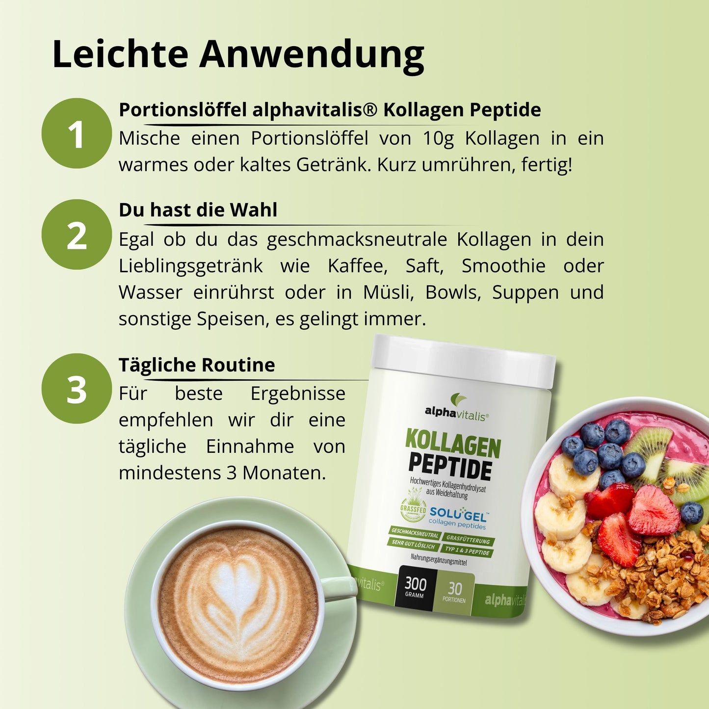 Kollagen Pulver Peptide SOLUGEL™ ULTRA BD®